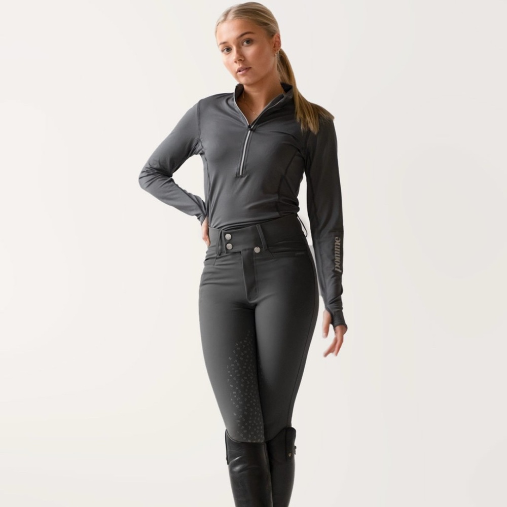 Pomme Nellie Dark Shadow Classic Seat Grip Breeches NWT